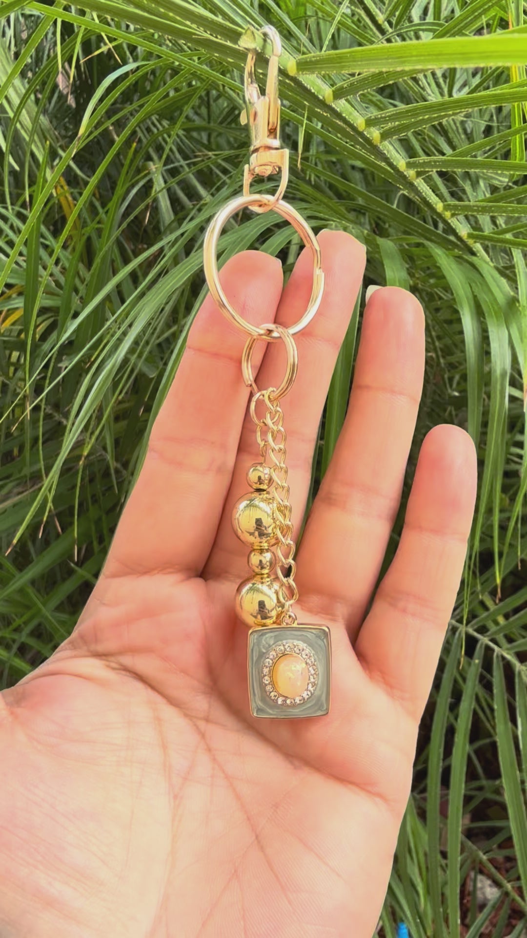 One-of-a-Kind Handcrafted Bag Charm & Keychain