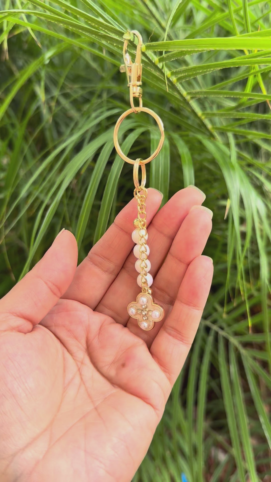 One-of-a-Kind Handcrafted Bag Charm & Keychain