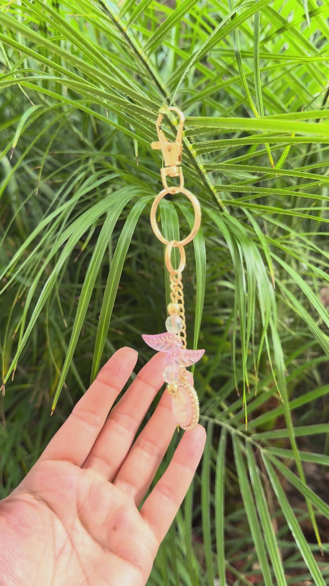 One-of-a-Kind Handcrafted Bag Charm & Keychain