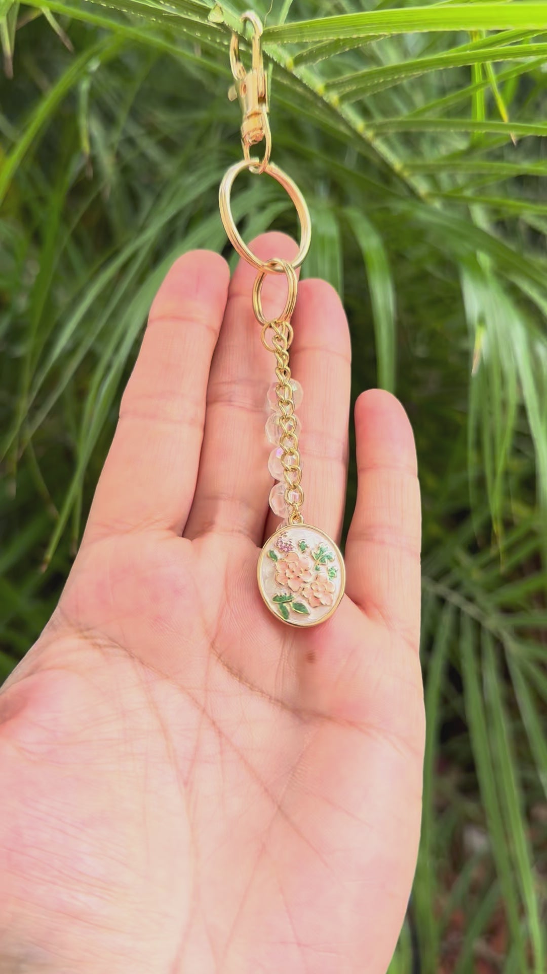 One-of-a-Kind Handcrafted Bag Charm & Keychain